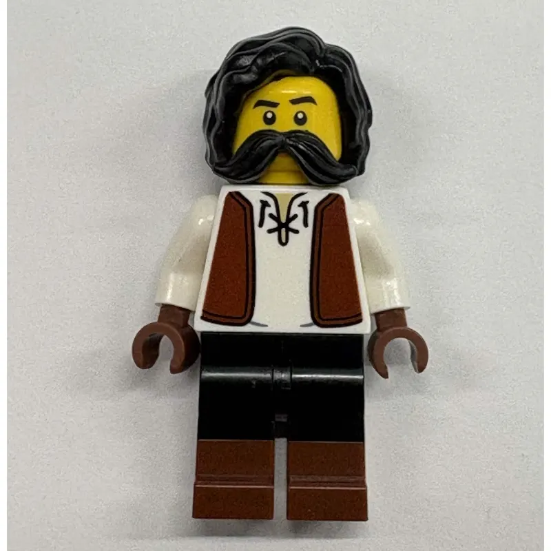 Sailmaker, White Torso, Black Legs, Black Hair