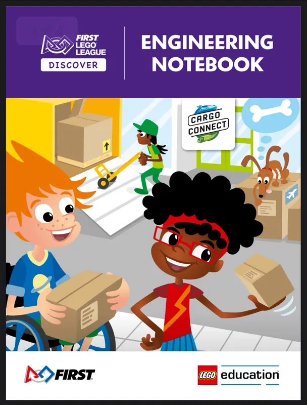 CARGO CONNECT Engineering Notebook (FLL Discover)