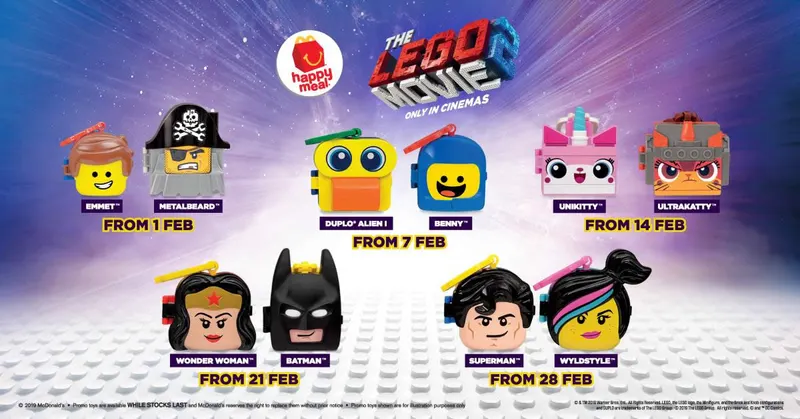 The LEGO Movie 2 General Mayhem Happy Meal Toy
