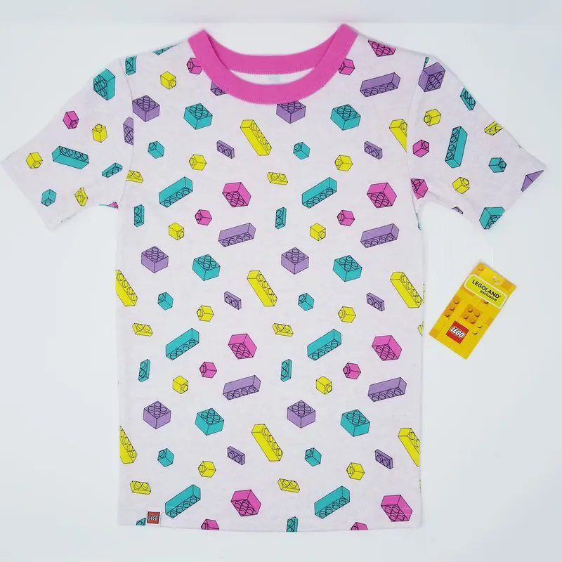 Iconic Brick Pajama Set (Pink)