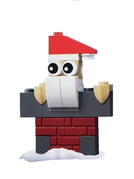 Santa In A Chimney