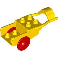 Duplo Horse Drawn Cart, Red Wheels