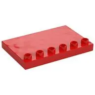 Duplo Plate Special 4 x 6 with Studs on Edge