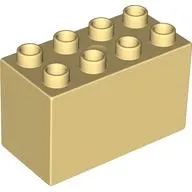 Duplo Brick 2 x 4 x 2 with Clock Print