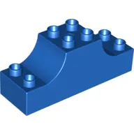 Duplo Brick 2 x 6 x 2 with Curved Ends
