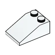 Brick Sloped 33° 3 x 2 Smooth