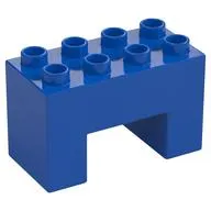 Duplo Brick 2 x 4 x 2 with 2 x 2 Square Arch