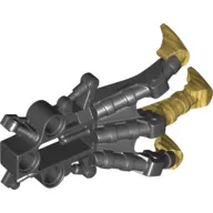 Large Figure Foot, Claw, Piraka with Marbled Pearl Gold Pattern