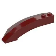 Brick Wedged, Curved 8 x 3 x 2 Open Right