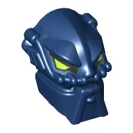 Minifig Head Special, Inika Toa Hahli with Lime Eyes Print