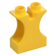 Duplo Brick 1 x 2 x 2 with Side Cutouts and Channel in Top