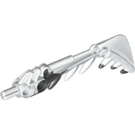 Large Figure Weapon Sword, Teeth, Marbled Black Pattern