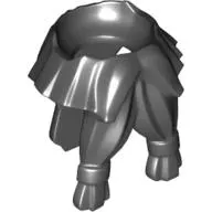 Minifig Neckwear Beard, Tied with Hair in Back