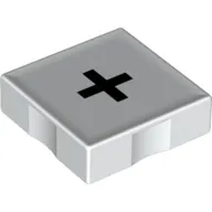 Duplo Tile 2 x 2 with Addition ( '+' ) Print