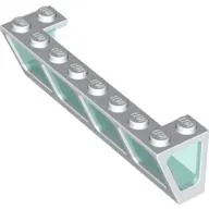 Window 2 x 8 x 2 Boat with Trans-Light Blue Glass