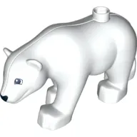Duplo Animal Bear Adult New Style, Squared Eyes Print