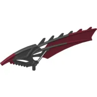 Large Figure Wing, Bladed with Marbled Dark Red Pattern (Antroz)