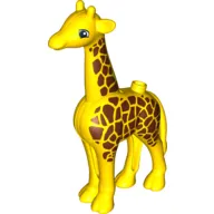 Duplo Animal Giraffe Adult, New Style, Round Eyes