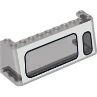 Windscreen 3 x 10 x 3 with Large Window Left, Small Window Right Print