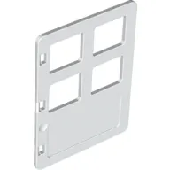 Duplo Door 1 x 4 x 4 with Four Equal Panes