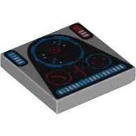 Tile 2 x 2 with Flight Controls Print