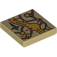 Tile 2 x 2 with Marauder's Map Print
