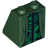 Brick Sloped 65° 2 x 2 x 2 with Bottom Tube and Professor McGonagall Robe Print
