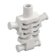 Torso Skeleton, Angular Rib Cage, Plain