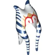 Headdress Togruta Montrals Long, Shaak Ti Print