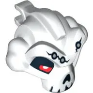 Minifig Head Special, Skull with Clip, Upper Jaw with Forehead Nails Print