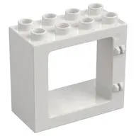 Duplo Door / Window Frame Flat Front Surface, Completely Open Back