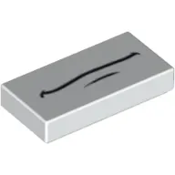 Tile 1 x 2 with Mouth Print (Shu Todoroki)