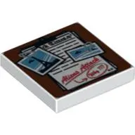 Tile 2 x 2 with Clipboard and Photos Print