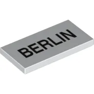 Tile 2 x 4 with 'BERLIN' Print