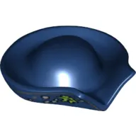 Hat Pirate Circular with Fold in Brim and Marine Growth Print