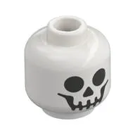 Minifig Head Skeleton, Standard Skull Print