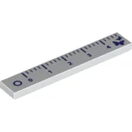 Tile 1 x 6 with Ruler Print