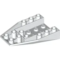 Brick Wedged, Sloped Inverted 6 x 4 with 4 Stud Connections