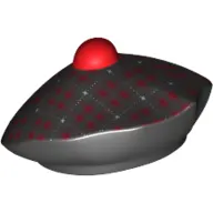 Hat Scottish Tam o'Shanter with Red and White Tartan Print