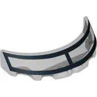 Windscreen 3 x 6 x 1 Curved with Black Window Outline Print