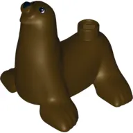 Duplo Animal Seal with Eyes Print and Raised Back