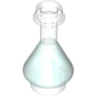 Equipment Bottle / Erlenmeyer Flask with Trans-Light Blue Fluid Pattern
