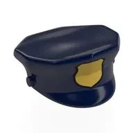 Hat, Police with Gold Badge Print