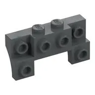 Brick Special 2 x 4 - 1 x 4 with 2 Recessed Studs and Thin Side Arches