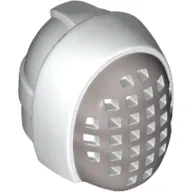 Mask, Fencing, Silver Mesh Print