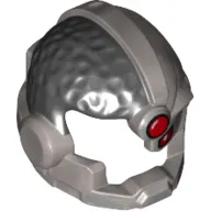 Hair and Helmet Cyborg, Red Eye and Red Dot Print