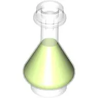 Equipment Bottle / Erlenmeyer Flask with Lime Fluid Pattern
