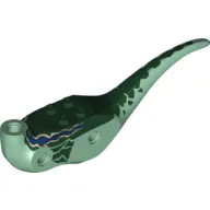 Animal Body Part, Dinosaur, Raptor Body with Dark Green Markings Print