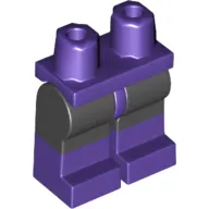 Hips with Black Legs and Dark Purple Boots Pattern