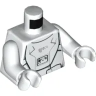Torso Armor, First Order Snowtrooper Print, White Arms and Hands